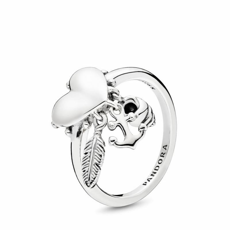 Pandora Spiritual Symbols Statement Ring Ireland - Sterling Silver - 496327PVO